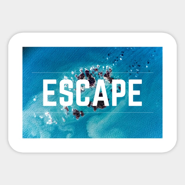 Escape Islands Sticker by EvoTs